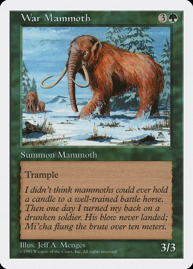 War Mammoth [Fifth Edition] | Impulse Games and Hobbies