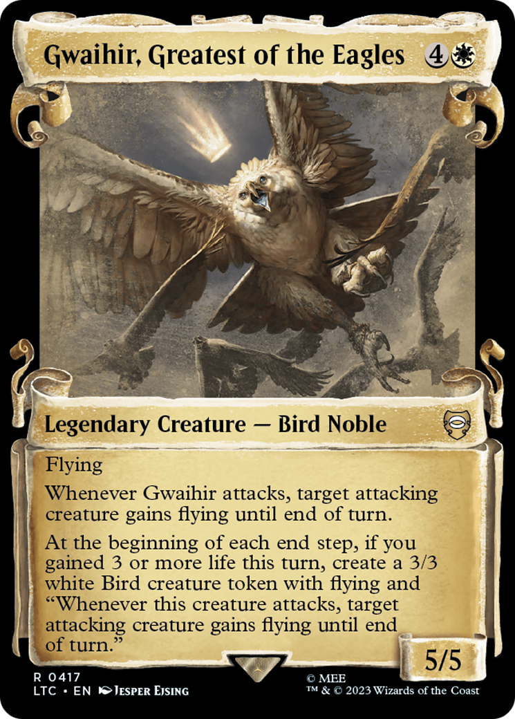 Gwaihir, Greatest of the Eagles [The Lord of the Rings: Tales of Middle-Earth Commander Showcase Scrolls] | Impulse Games and Hobbies