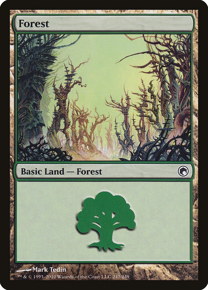 Forest (247) [Scars of Mirrodin] | Impulse Games and Hobbies