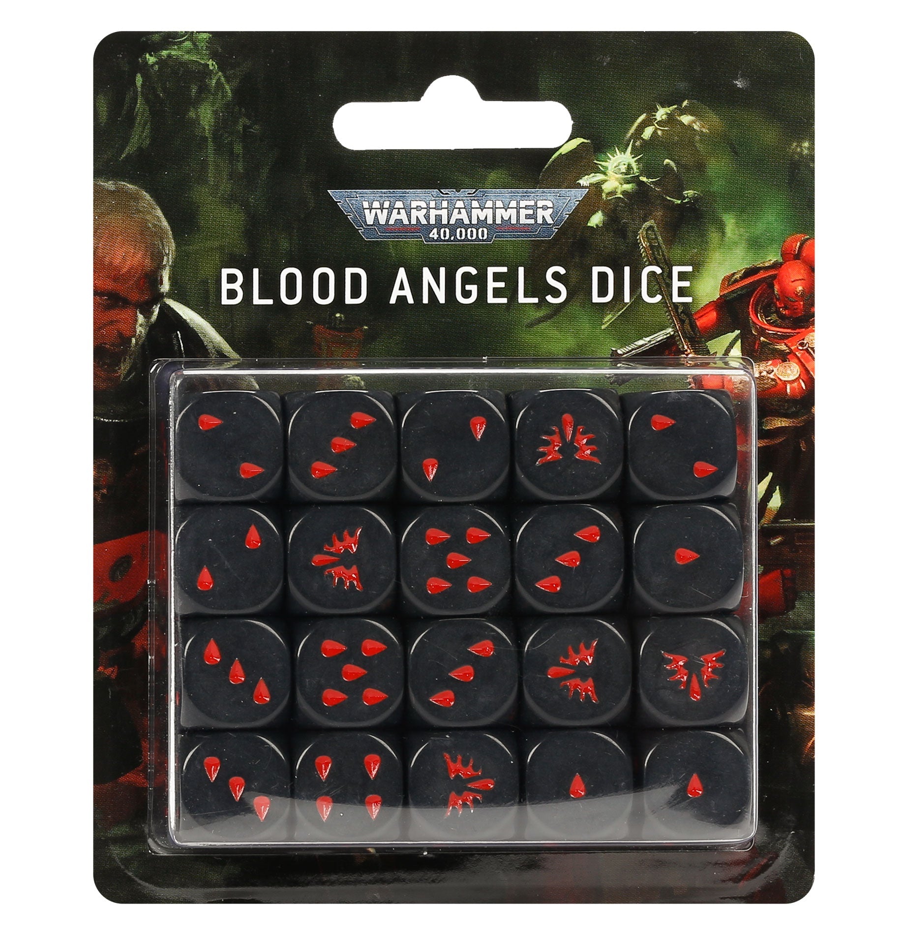 WH40K Blood Angels Dice Set | Impulse Games and Hobbies