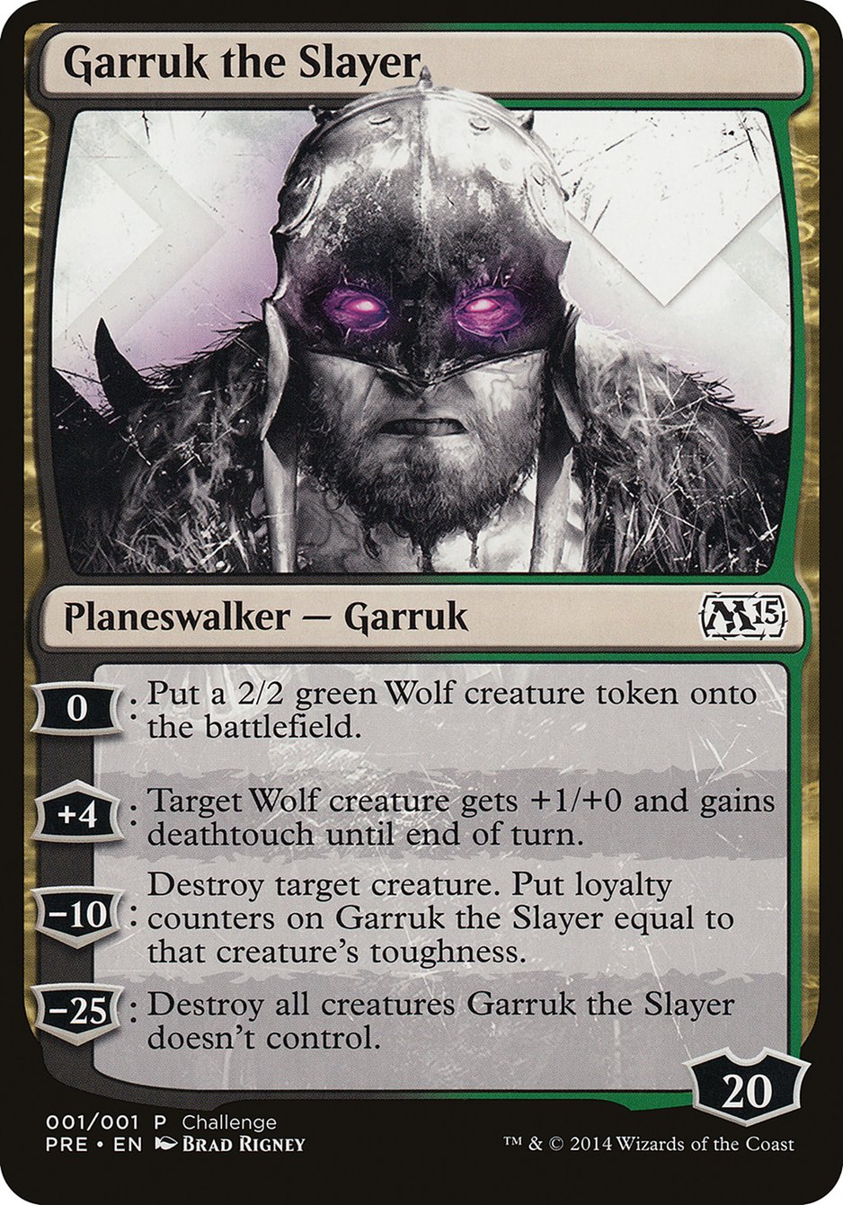 Garruk the Slayer (Prerelease Challenge) [Magic 2015 Prerelease Promos] | Impulse Games and Hobbies