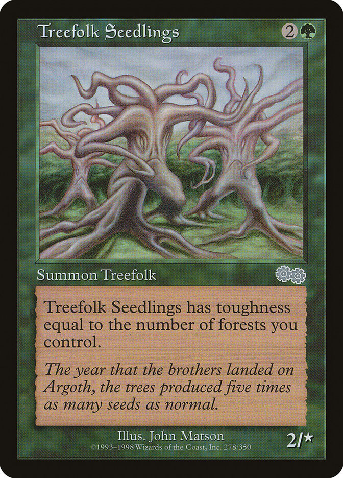 Treefolk Seedlings [Urza's Saga] | Impulse Games and Hobbies