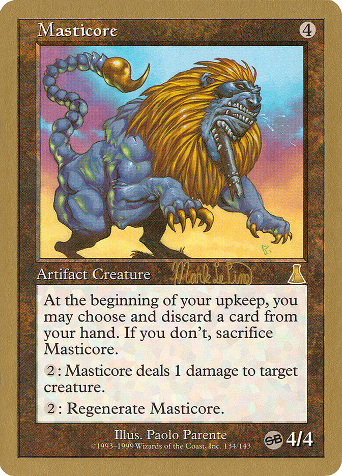 Masticore (Mark Le Pine) (SB) [World Championship Decks 1999] | Impulse Games and Hobbies