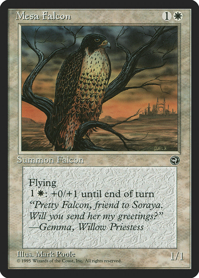 Mesa Falcon (Gemma Flavor Text) [Homelands] | Impulse Games and Hobbies