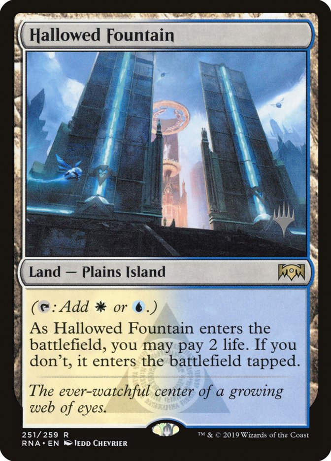 Hallowed Fountain (Promo Pack) [Ravnica Allegiance Promos] | Impulse Games and Hobbies