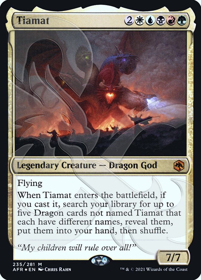 Tiamat (Ampersand Promo) [Dungeons & Dragons: Adventures in the Forgotten Realms Promos] | Impulse Games and Hobbies
