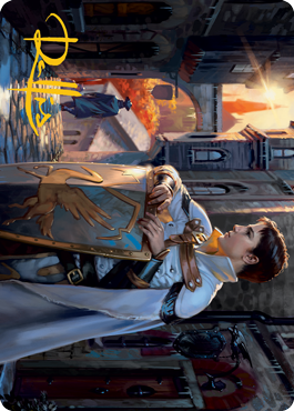 Dennick, Pious Apprentice Art Card (Gold-Stamped Signature) [Innistrad: Midnight Hunt Art Series] | Impulse Games and Hobbies