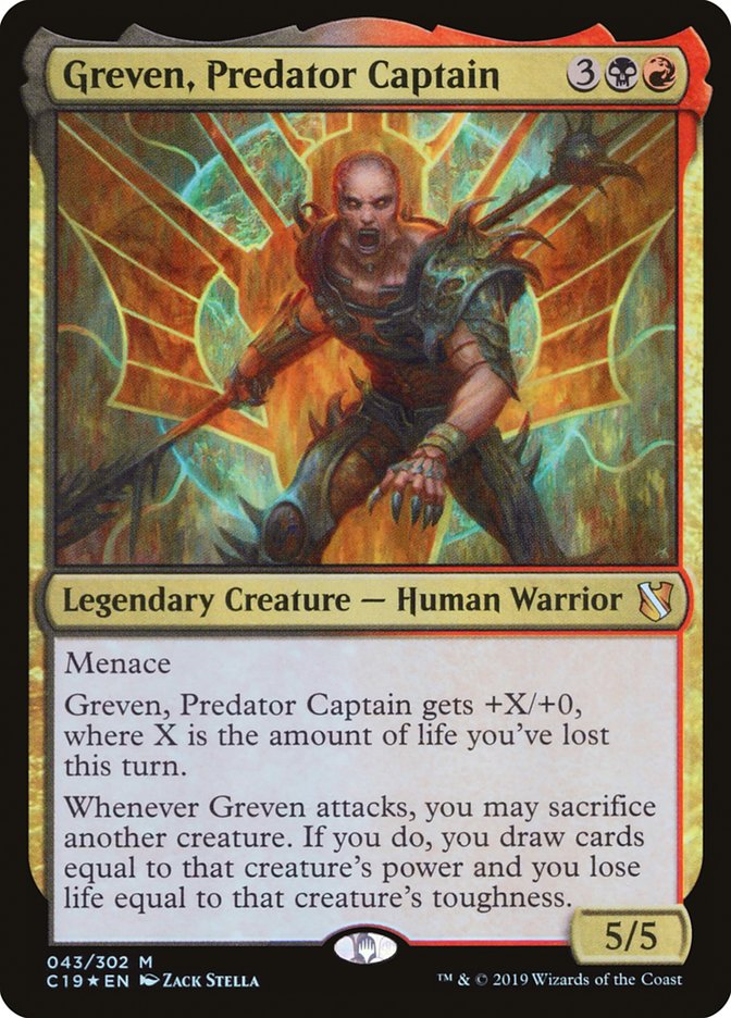 Greven, Predator Captain [Commander 2019] | Impulse Games and Hobbies