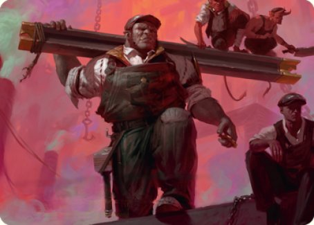 The Beamtown Bullies Art Card [Streets of New Capenna Art Series] | Impulse Games and Hobbies