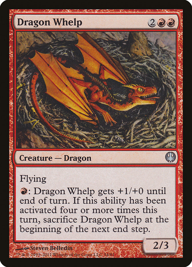 Dragon Whelp [Duel Decks: Knights vs. Dragons] | Impulse Games and Hobbies