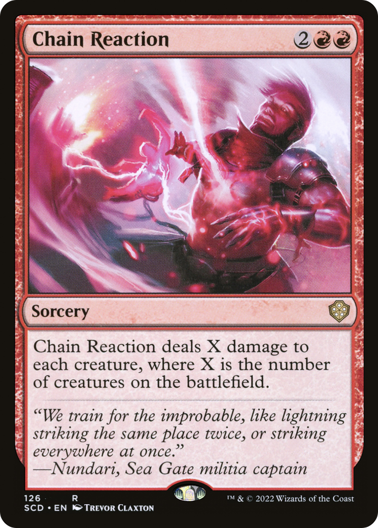 Chain Reaction [Starter Commander Decks] | Impulse Games and Hobbies