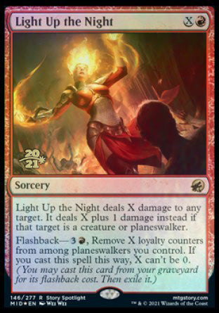Light Up the Night [Innistrad: Midnight Hunt Prerelease Promos] | Impulse Games and Hobbies