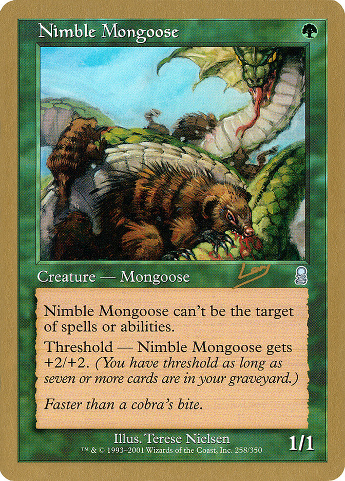 Nimble Mongoose (Raphael Levy) [World Championship Decks 2002] | Impulse Games and Hobbies