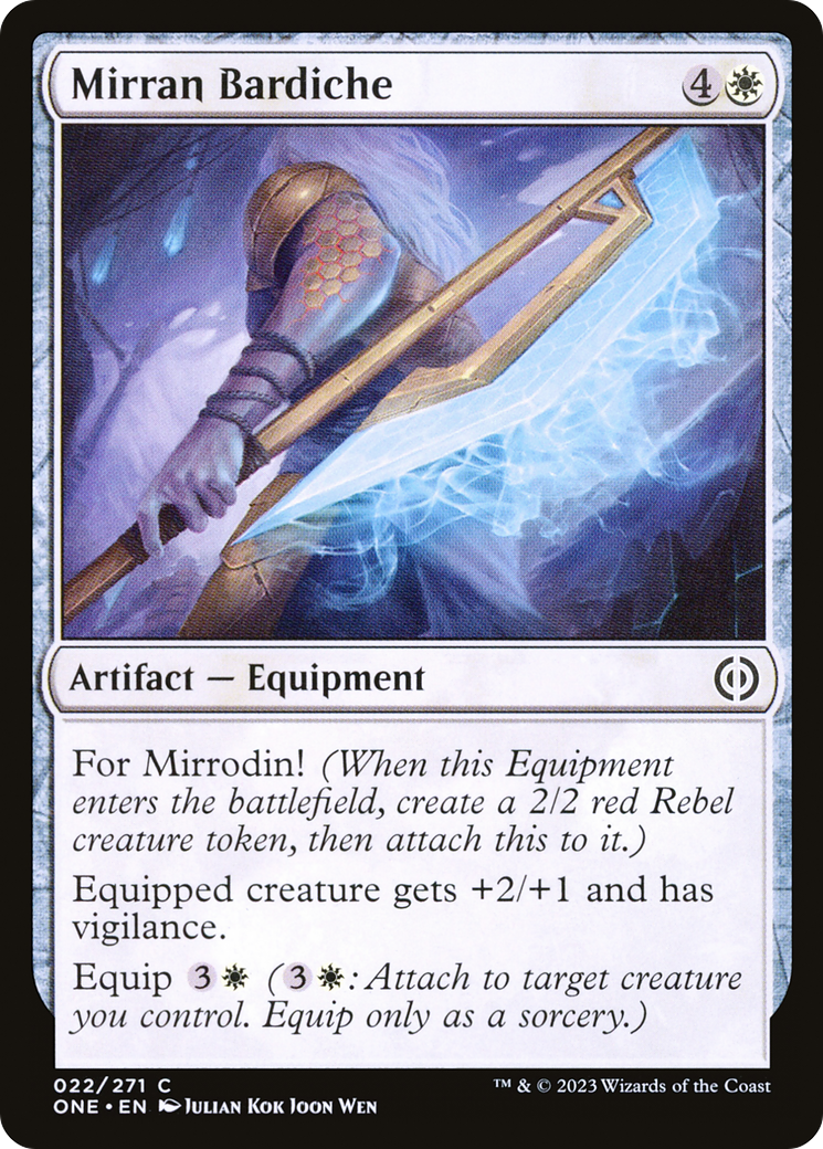 Mirran Bardiche [Phyrexia: All Will Be One] | Impulse Games and Hobbies