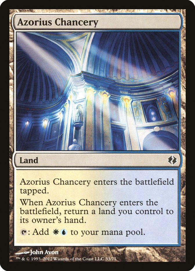 Azorius Chancery [Duel Decks: Venser vs. Koth] | Impulse Games and Hobbies