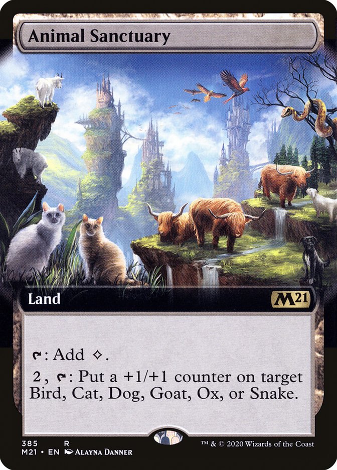 Animal Sanctuary (Extended Art) [Core Set 2021] | Impulse Games and Hobbies