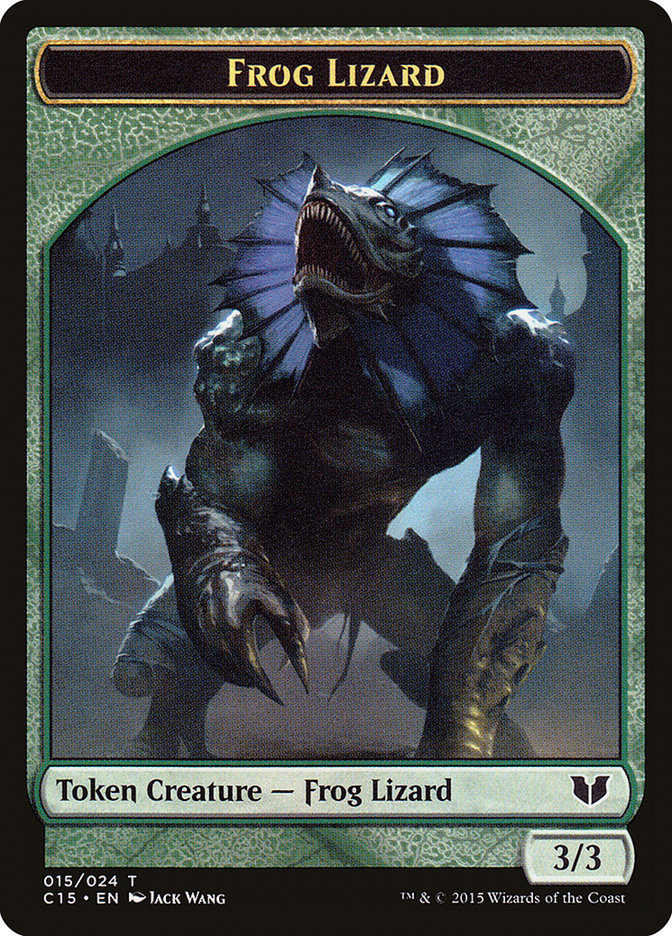 Frog Lizard Token [Commander 2015 Tokens] | Impulse Games and Hobbies