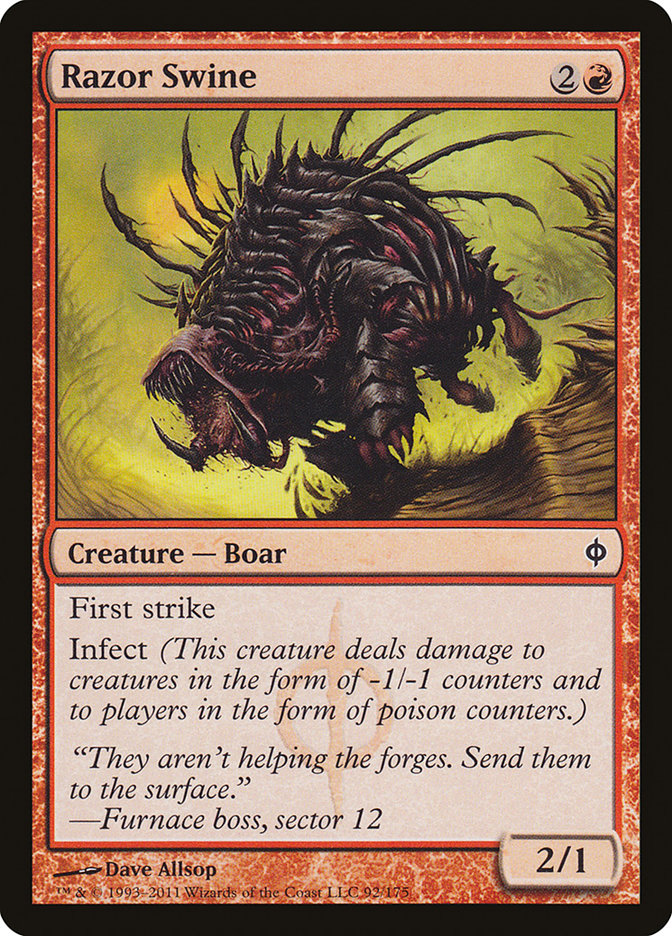 Razor Swine [New Phyrexia] | Impulse Games and Hobbies