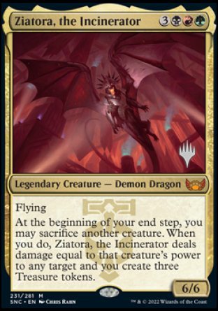 Ziatora, the Incinerator (Promo Pack) [Streets of New Capenna Promos] | Impulse Games and Hobbies