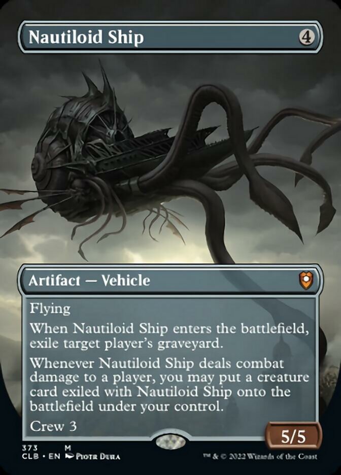 Nautiloid Ship (Borderless Alternate Art) [Commander Legends: Battle for Baldur's Gate] | Impulse Games and Hobbies