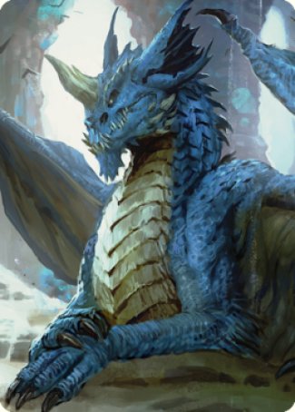 Young Blue Dragon Art Card [Commander Legends: Battle for Baldur's Gate Art Series] | Impulse Games and Hobbies