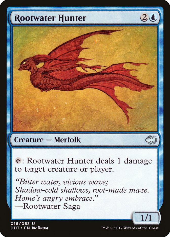 Rootwater Hunter [Duel Decks: Merfolk vs. Goblins] | Impulse Games and Hobbies