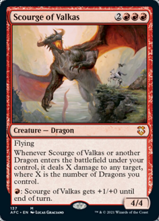 Scourge of Valkas [Dungeons & Dragons: Adventures in the Forgotten Realms Commander] | Impulse Games and Hobbies