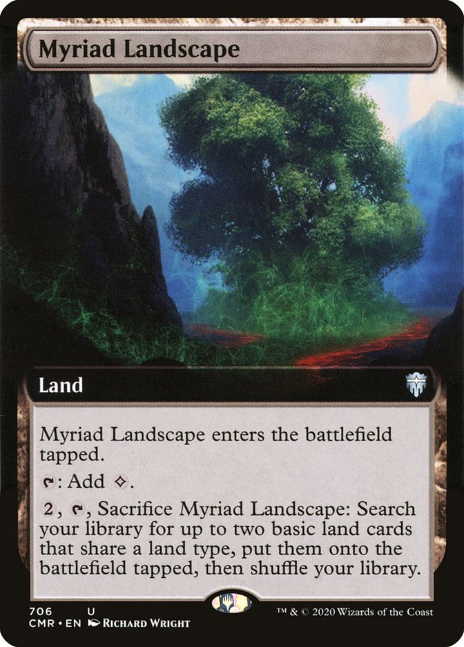 Myriad Landscape (Extended Art) [Commander Legends] | Impulse Games and Hobbies