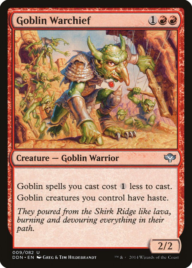 Goblin Warchief [Duel Decks: Speed vs. Cunning] | Impulse Games and Hobbies