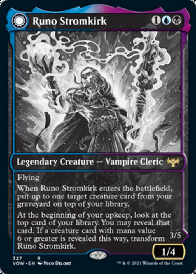 Runo Stromkirk // Krothuss, Lord of the Deep (Showcase Eternal Night) [Innistrad: Crimson Vow] | Impulse Games and Hobbies