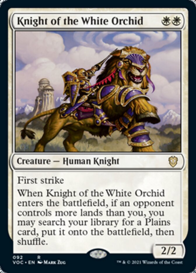 Knight of the White Orchid [Innistrad: Crimson Vow Commander] | Impulse Games and Hobbies