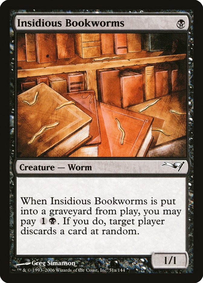 Insidious Bookworms [Coldsnap Theme Decks] | Impulse Games and Hobbies