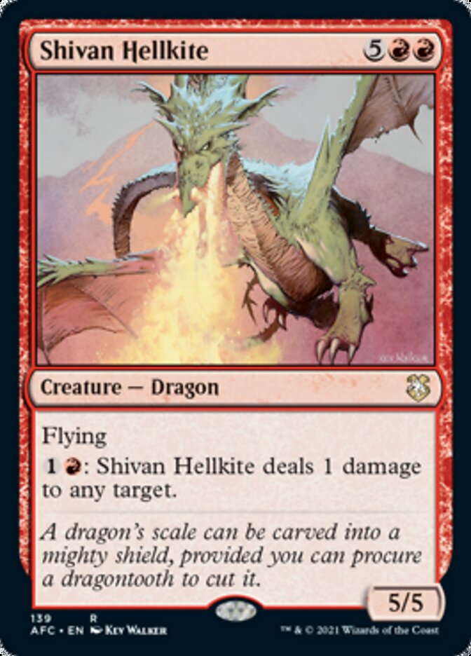 Shivan Hellkite [Dungeons & Dragons: Adventures in the Forgotten Realms Commander] | Impulse Games and Hobbies