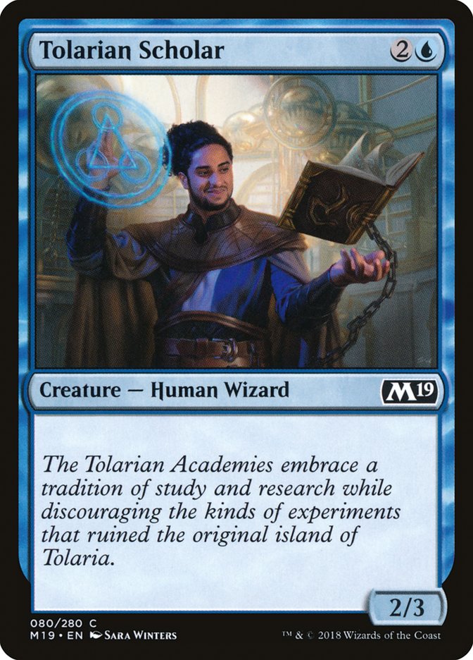 Tolarian Scholar [Core Set 2019] | Impulse Games and Hobbies