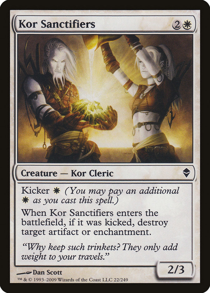 Kor Sanctifiers [Zendikar] | Impulse Games and Hobbies