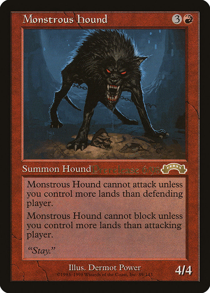 Monstrous Hound [Exodus Promos] | Impulse Games and Hobbies