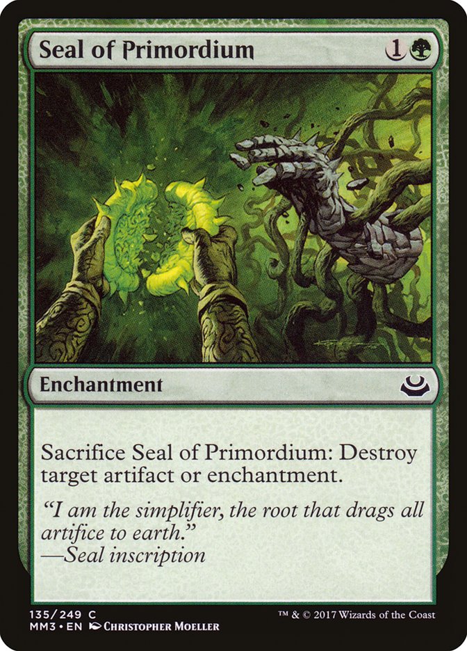 Seal of Primordium [Modern Masters 2017] | Impulse Games and Hobbies