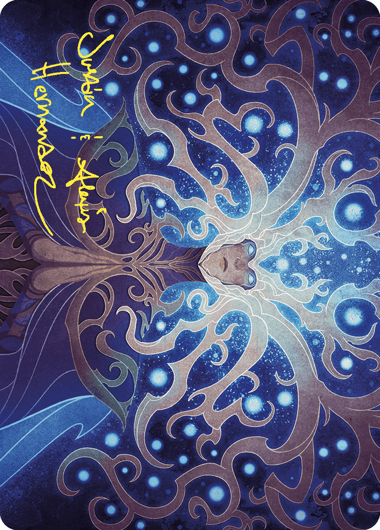 Omniscience Art Card (Gold-Stamped Signature) [Wilds of Eldraine Art Series] | Impulse Games and Hobbies