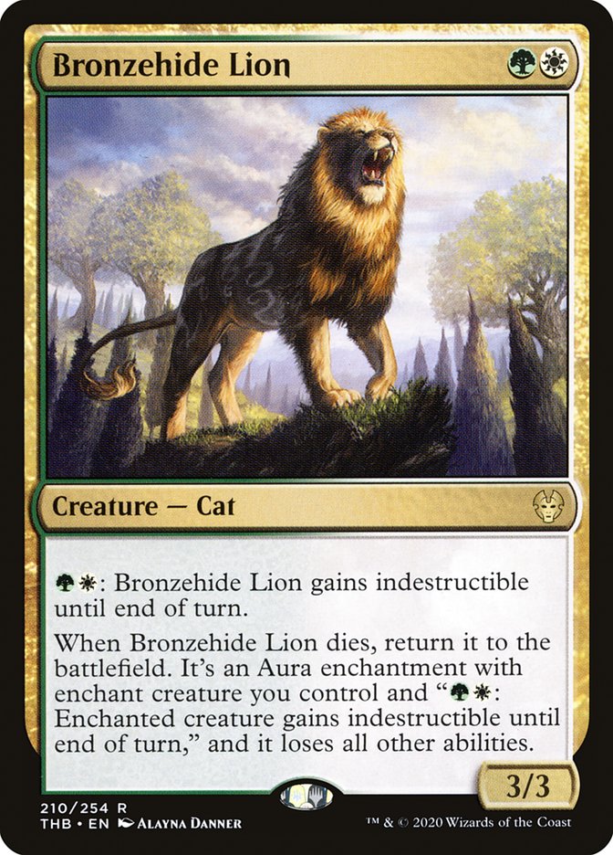 Bronzehide Lion [Theros Beyond Death] | Impulse Games and Hobbies