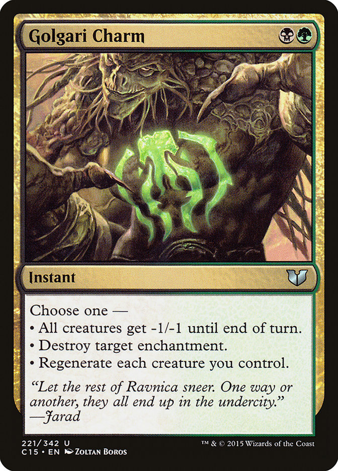 Golgari Charm [Commander 2015] | Impulse Games and Hobbies