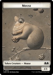 Mouse // Food (0012) Double-Sided Token [Wilds of Eldraine Tokens] | Impulse Games and Hobbies
