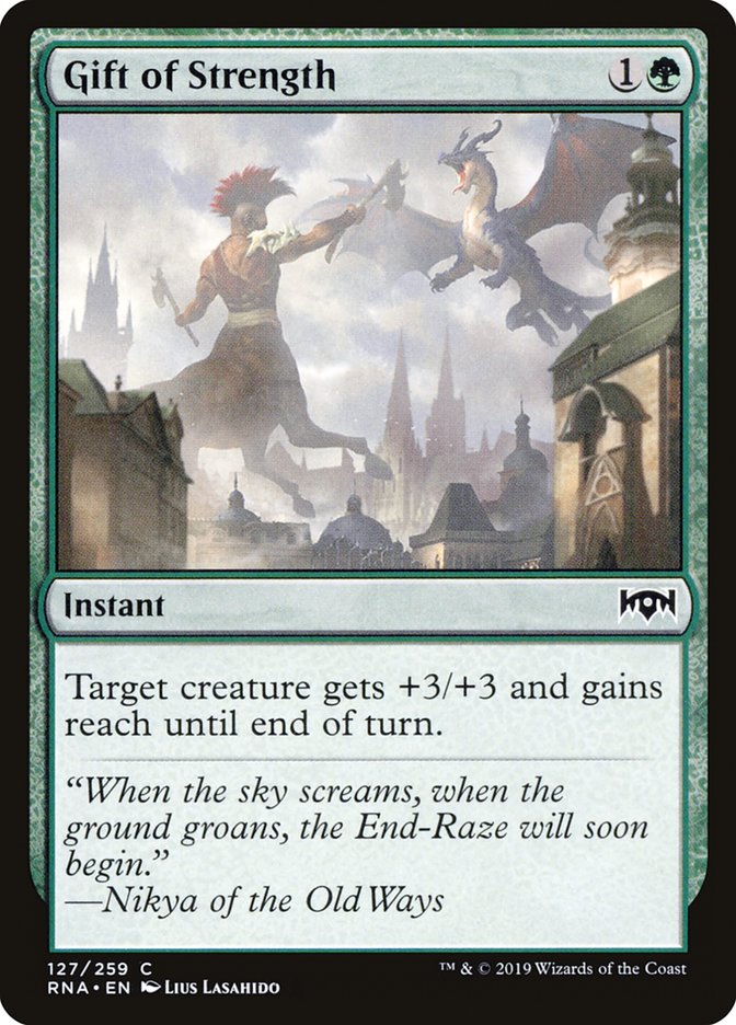 Gift of Strength [Ravnica Allegiance] | Impulse Games and Hobbies