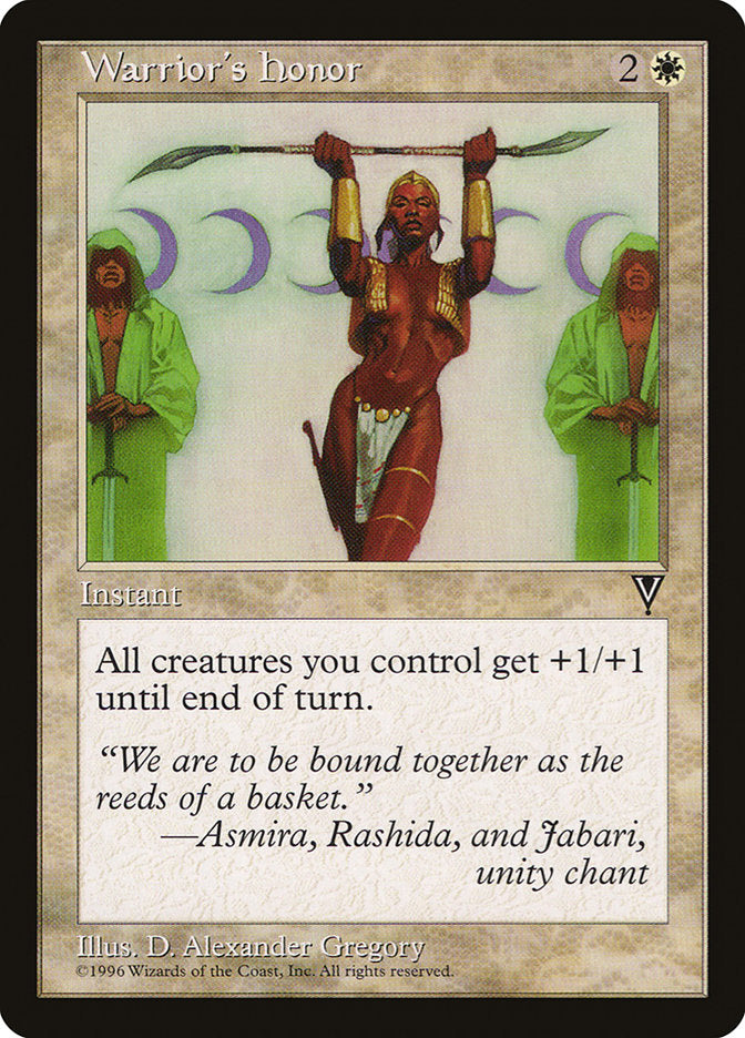 Warrior's Honor [Visions] | Impulse Games and Hobbies