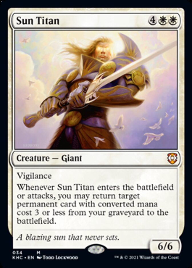 Sun Titan [Kaldheim Commander] | Impulse Games and Hobbies