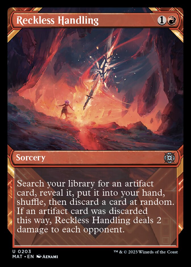 Reckless Handling (Showcase Halo Foil) [March of the Machine: The Aftermath] | Impulse Games and Hobbies