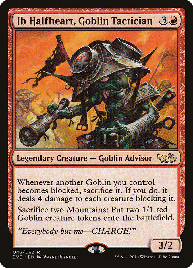 Ib Halfheart, Goblin Tactician (Elves vs. Goblins) [Duel Decks Anthology] | Impulse Games and Hobbies