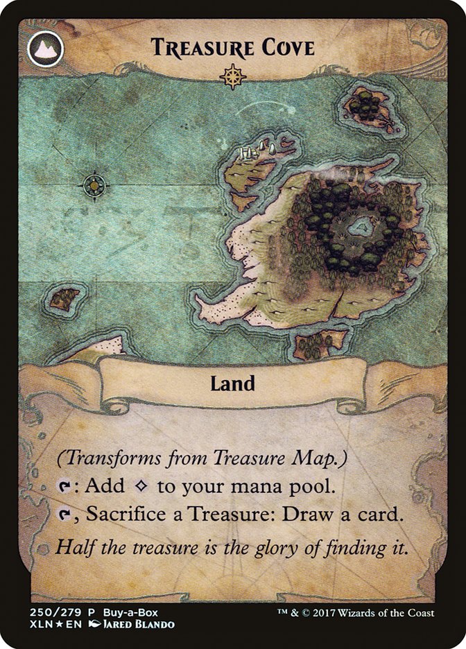 Treasure Map // Treasure Cove (Buy-A-Box) [Ixalan Treasure Chest] | Impulse Games and Hobbies