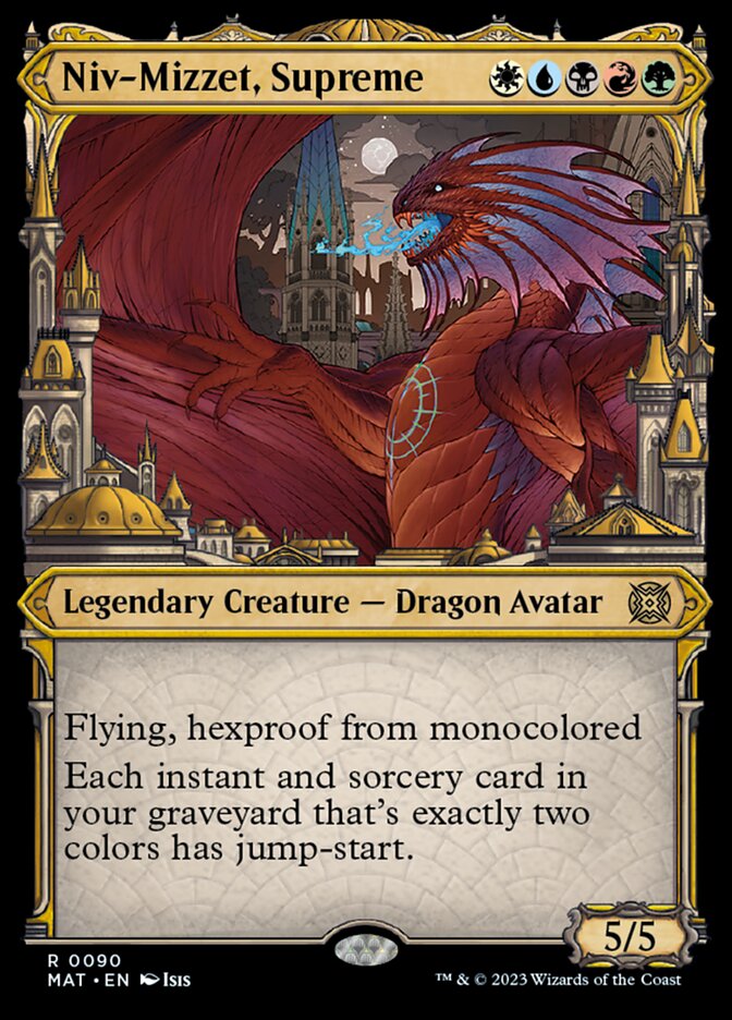 Niv-Mizzet, Supreme (Showcase) [March of the Machine: The Aftermath] | Impulse Games and Hobbies