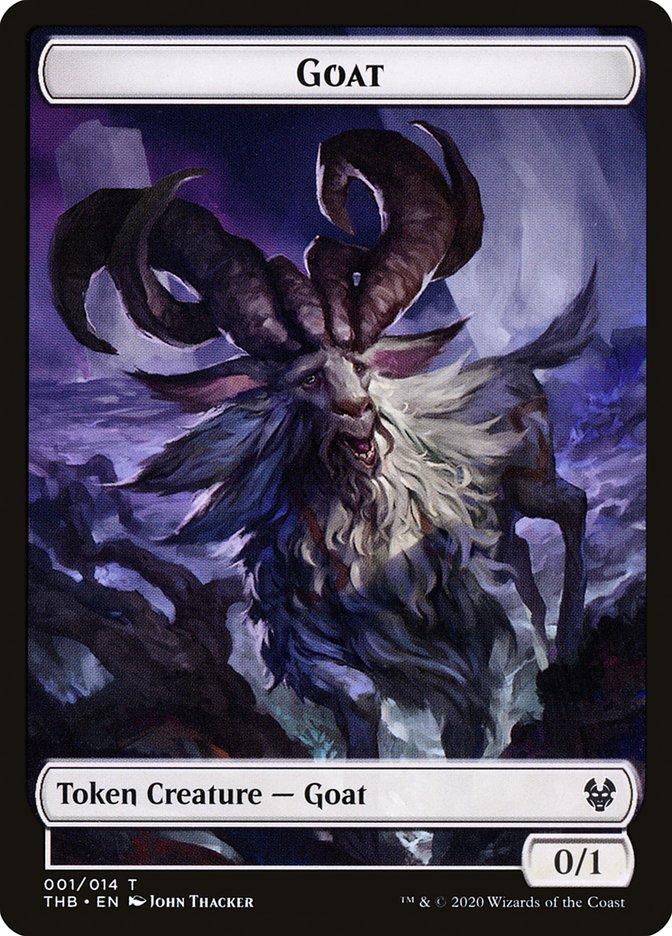 Goat Token [Theros Beyond Death Tokens] | Impulse Games and Hobbies