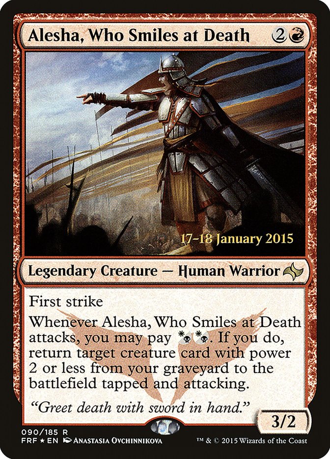 Alesha, Who Smiles at Death [Fate Reforged Prerelease Promos] | Impulse Games and Hobbies